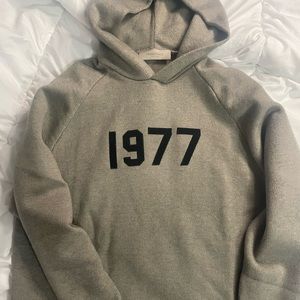 essentials knitted hoodie